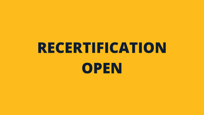 Recertification Open